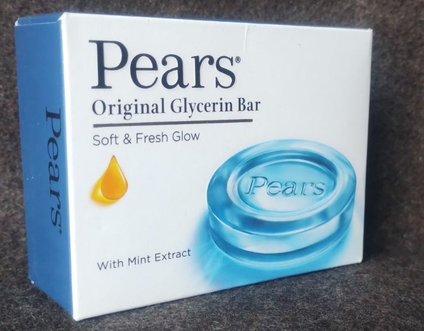 PEARS Bathing Soap Original Glycerin Bar Soft & Fresh Glow