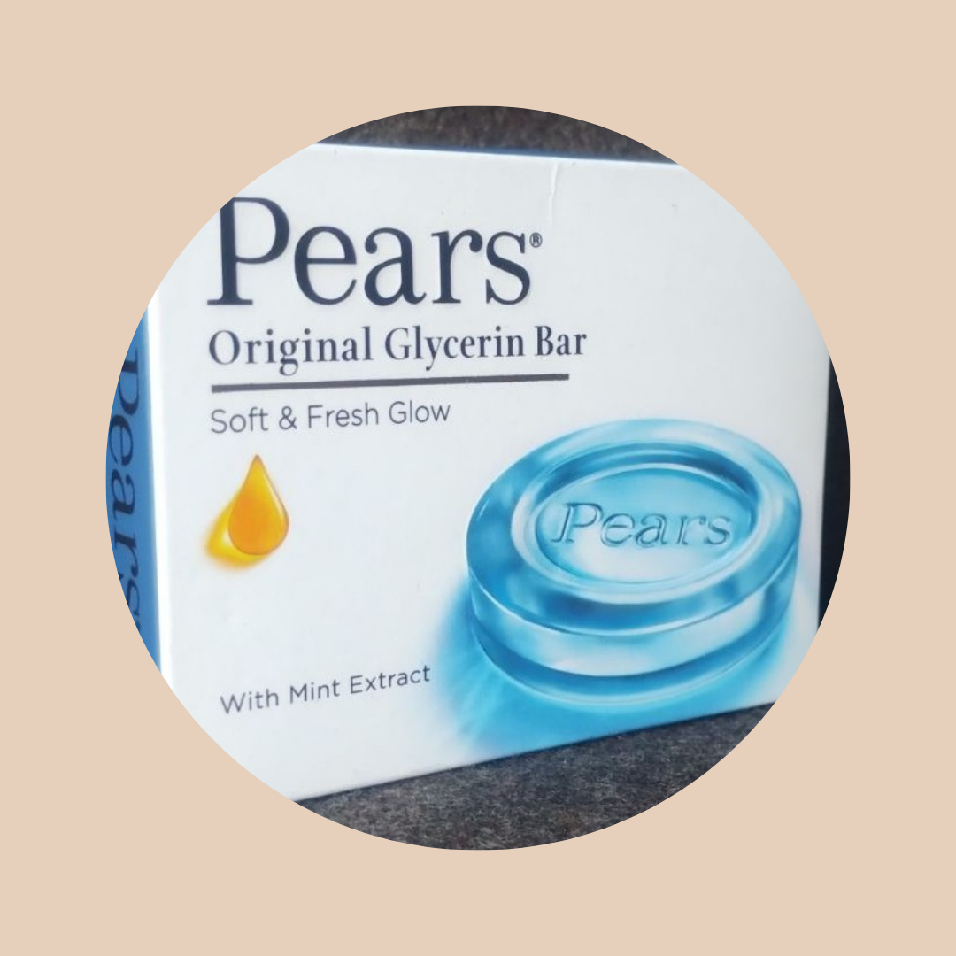 PEARS Bathing Soap Original Glycerin Bar Soft & Fresh Glow